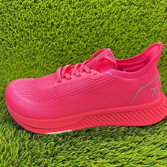 Flux Adapt Runner Pink Mens Size 8 Running Athletic Walking Knit Shoes Sneakers - Picture 3 of 8